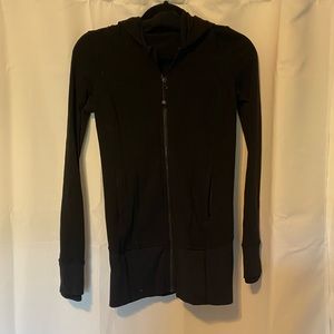 Black lululemon zip up jacket